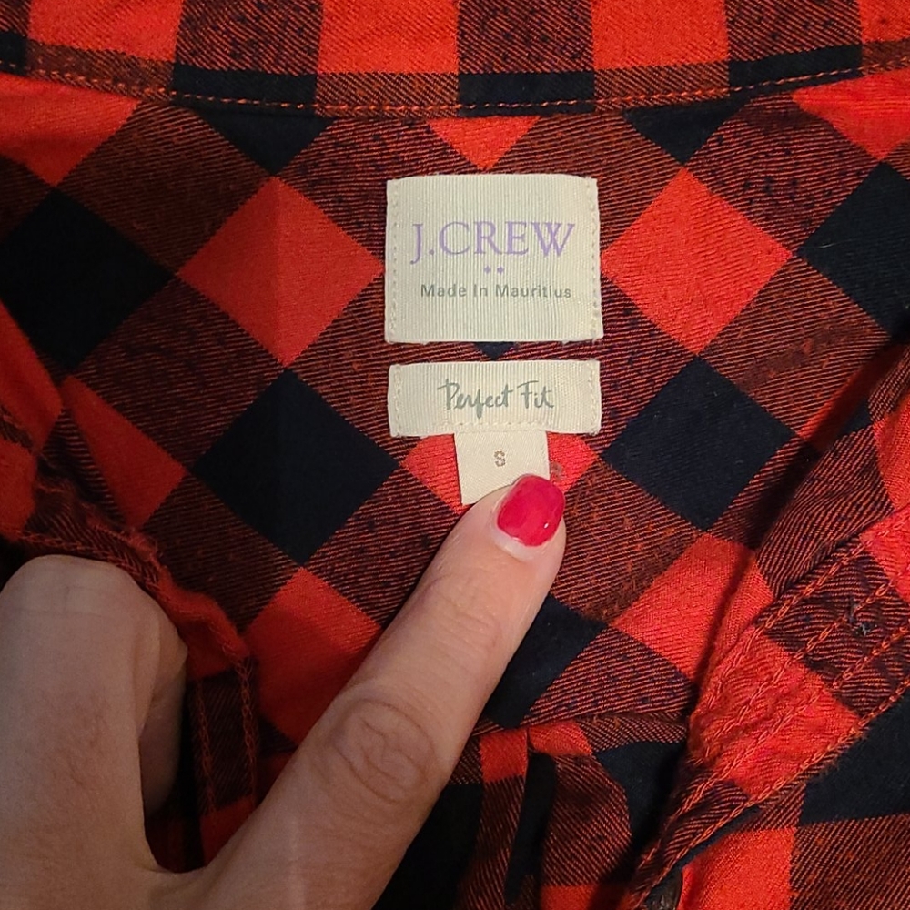 Jcrew Flannel Pullover - image 2